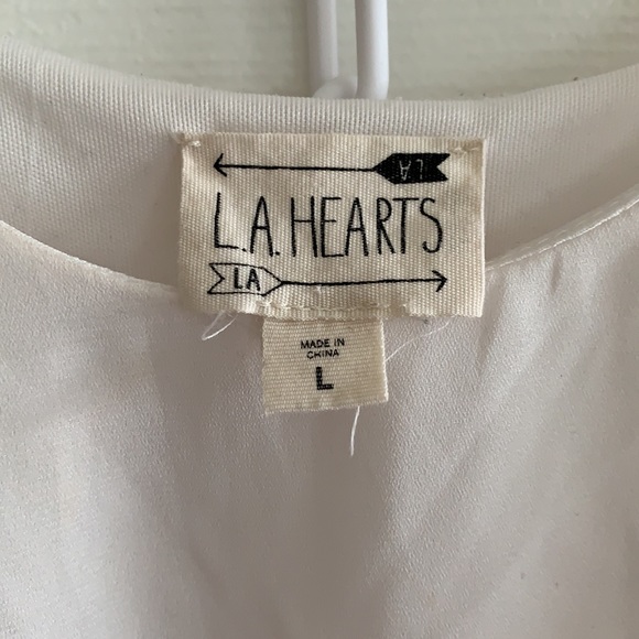LA Hearts Flowy Tank Top with Lace Straps - Picture 5 of 6